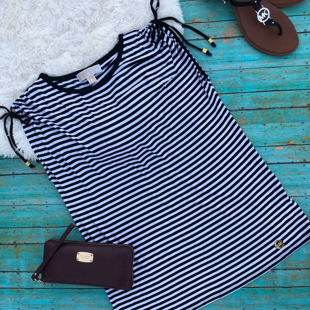 {Michael Kors} Sleeveless Top • Tie Shoulder • Med